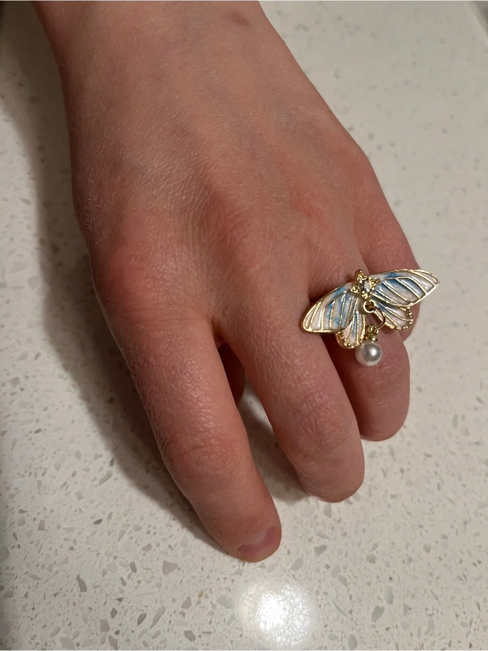 Moth Adjustable Versatile Finger‎ Ring